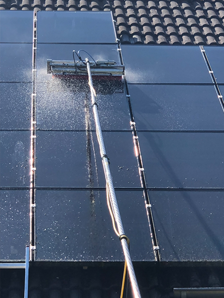 Solarmodul Reinigung